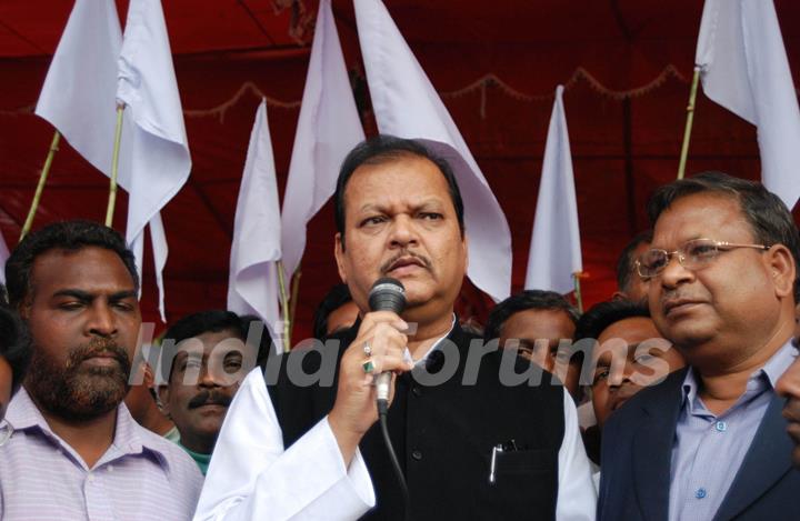 Tribal groups from several states across the country held a protest in New Delhi on Wednesday demanding they be listed under a distinct ''Religion Code'' in the 2011 population census Union Minister of Food Processing Industries Subodh Kant