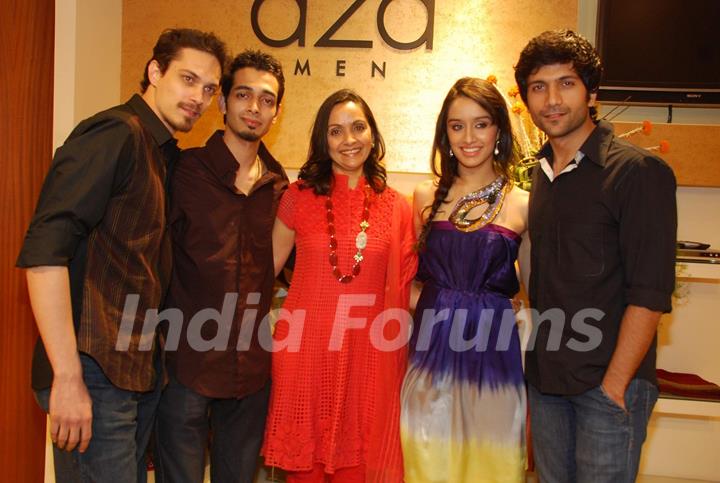 Teen Patti star cast and other celebs at Aza Men wedding showcase for Men