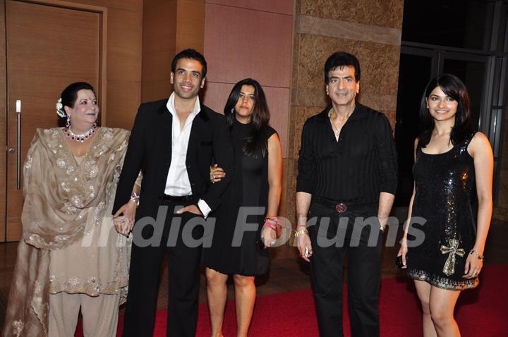 Jitendra''s family at Ambani''s Big pictures bash at Grand Hyatt