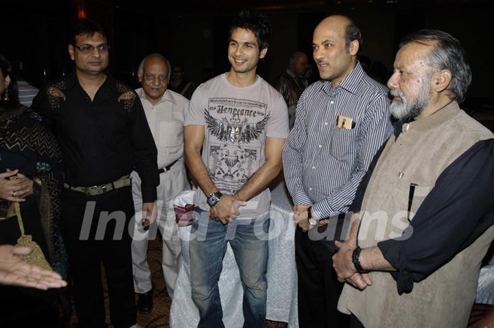 Shahid Kapoor at Lyrics writer Irshad Kamil''s bash, Novotel in Mumbai