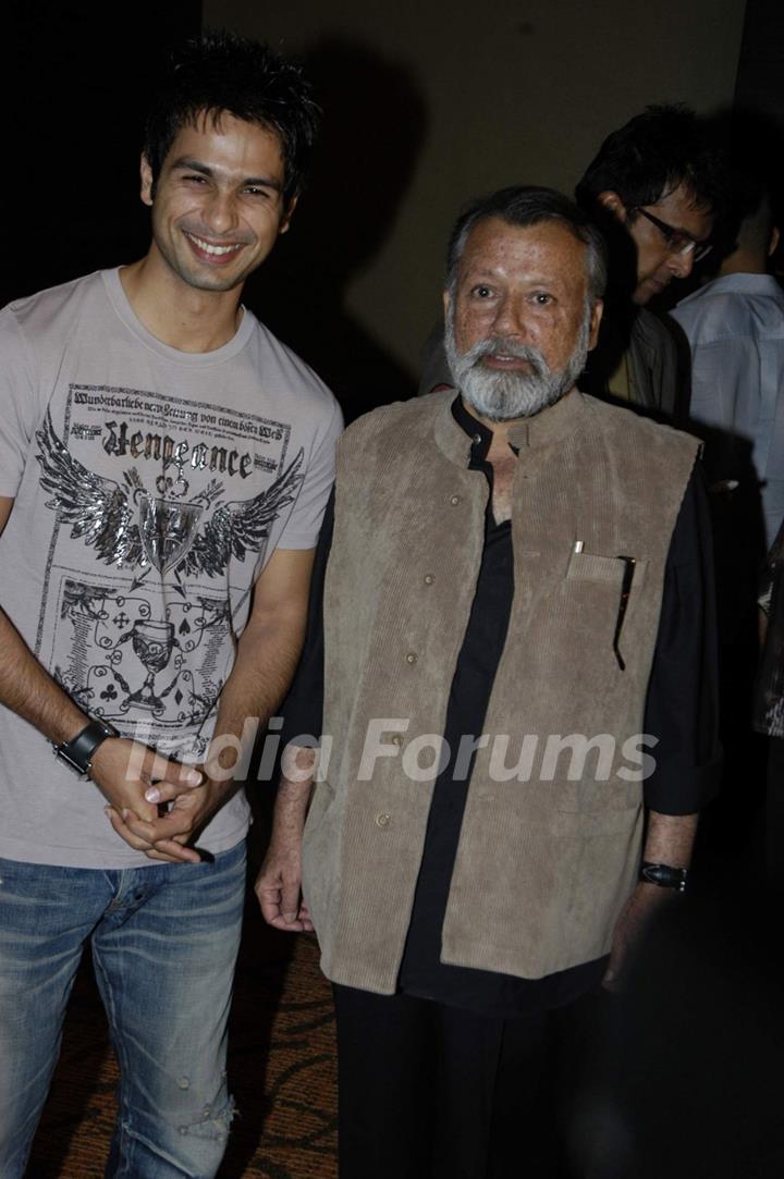 Shahid Kapoor at Lyrics writer Irshad Kamil''s bash, Novotel in Mumbai