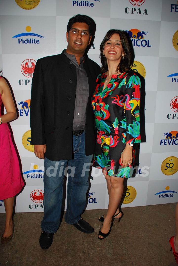 Deve Jolly with Perizaad Zorabian at CPAA Shaina NC show presented by Pidilite at Lalit Hotel