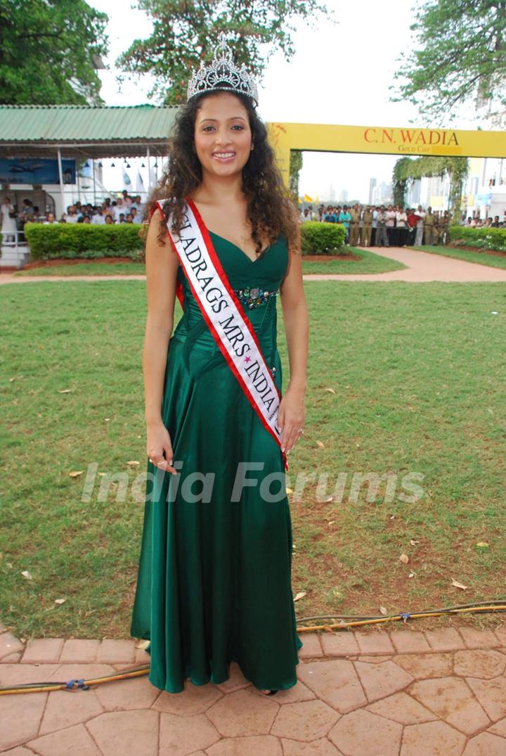 Gladrags model at CN Wadia cup