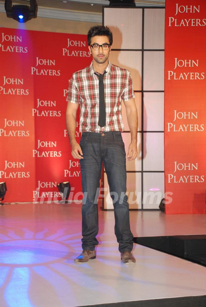 Ranbir Kapoor as the new brand ambassador of John Players at ITC Parel