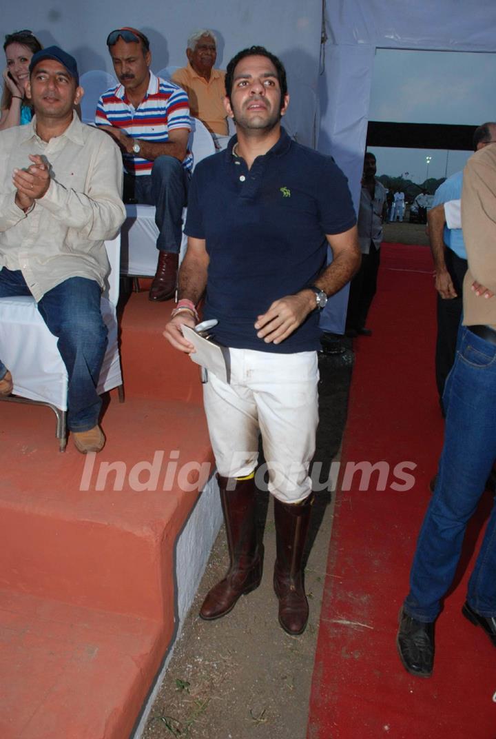 Sanjay Kapoor at India - England polo match