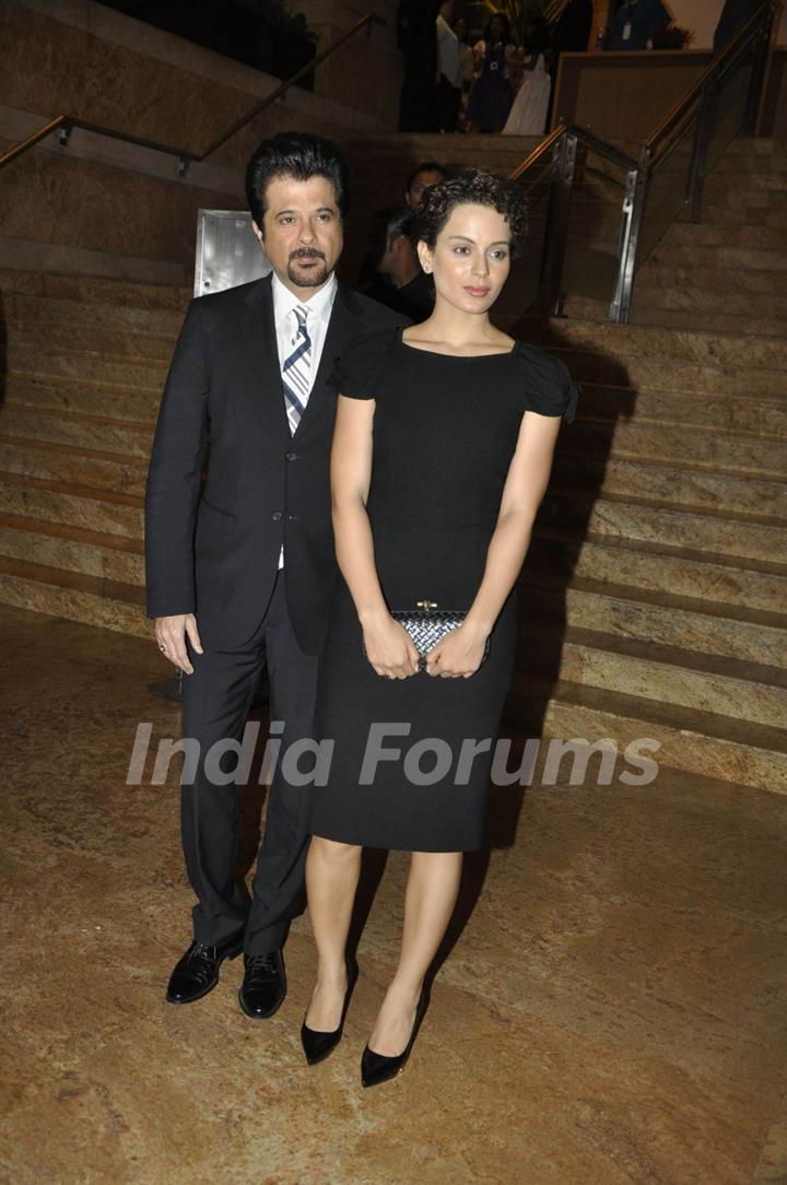 Anil Kapoor and Kangana Ranaut at grace Haiti Earthquake Fundraiser Auction, Grand Hyatt Mumbai