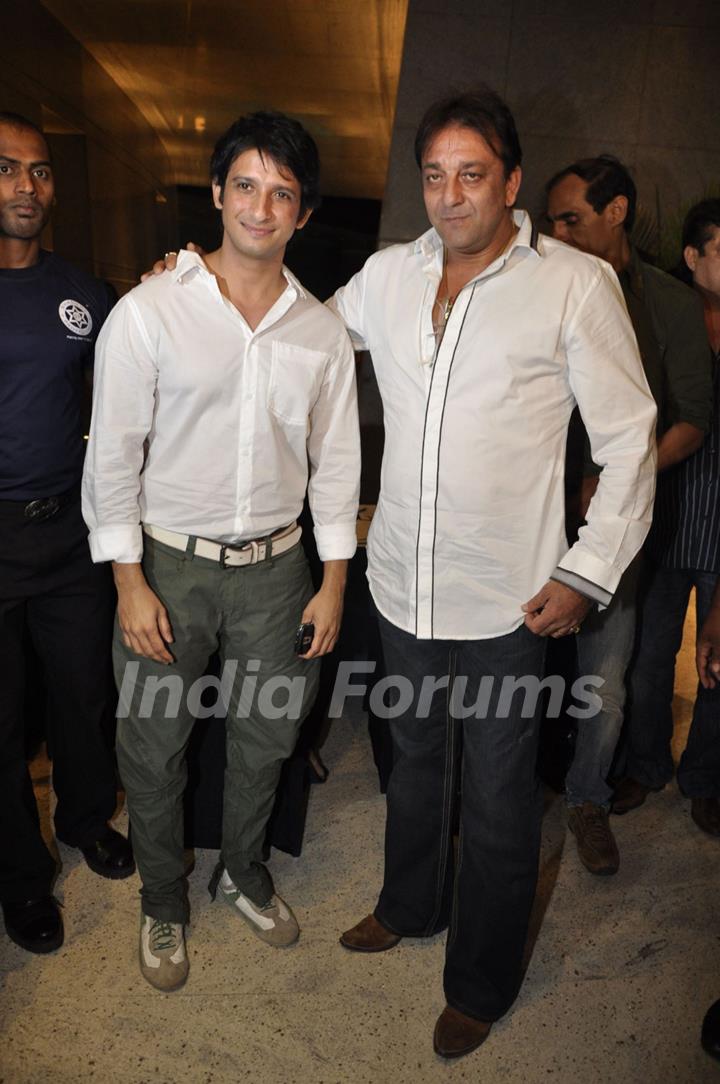 Sanjay Dutt and Sharman Joshi at Lavasa womens car rally prize distribution ceremony