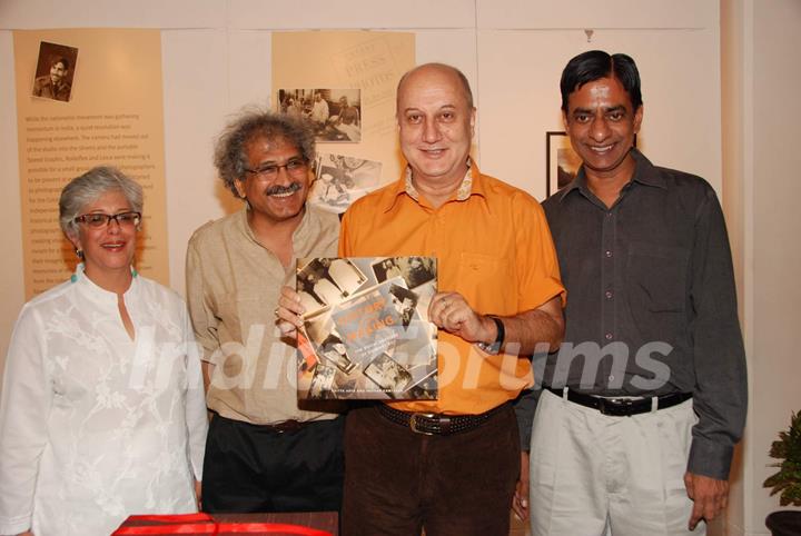 Anupam Kher launches book ''HISTORY IN THE MAKING'' by phootgrpaher Aditya Arya at NCPA