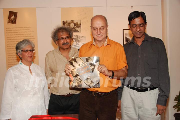 Anupam Kher launches book ''HISTORY IN THE MAKING'' by phootgrpaher Aditya Arya at NCPA