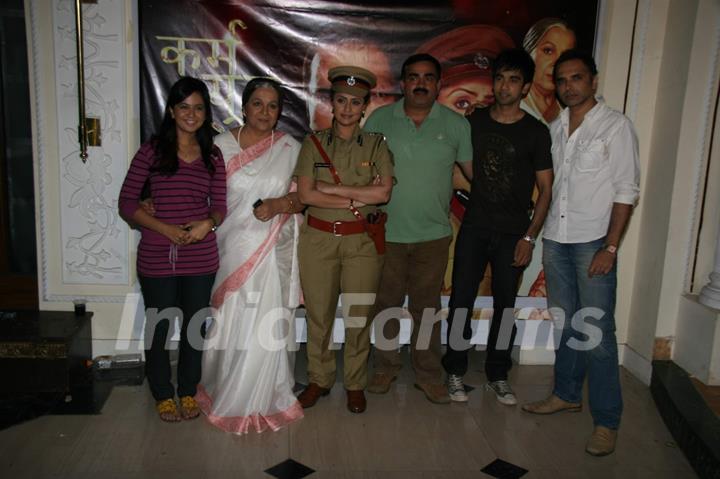 &quot;Karm Yudh&quot; TV serial on location at Goregaon