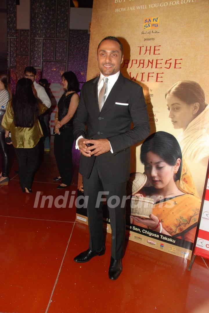 Bollywood actor Rahul Bose at the premiere of &quot;The Japanese Wife&quot; in Mumbai