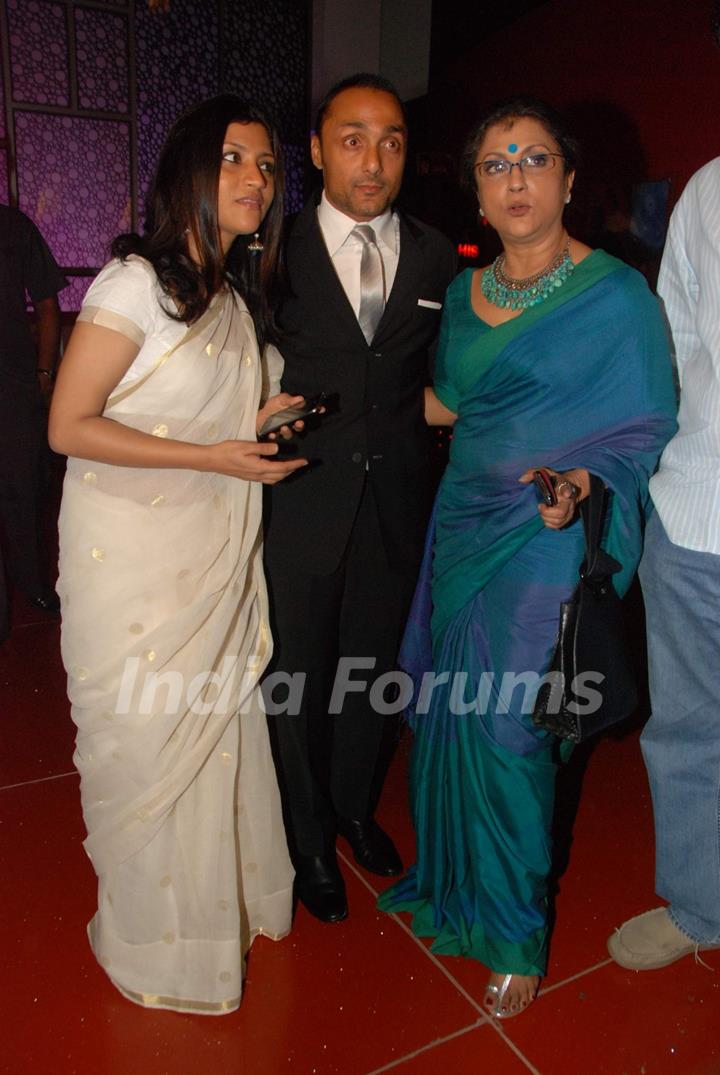 Bollywood actors Konkona Sen, Rahul Bose and Aparna Sen at the premiere of &quot;The Japanese Wife&quot;