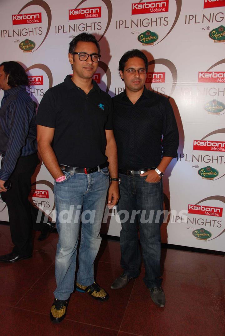 Designers Shantanu and Nikhil IPL Nights at Trident