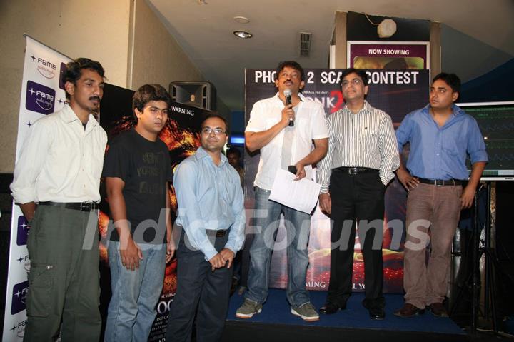 Ram Gopal Verma at Phoonk 2 Contest at Fame