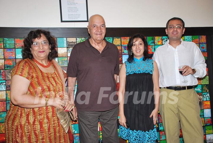 Prem Chopra at Revati Sharma Singh''s art exhibition at Art N Soul Gallery