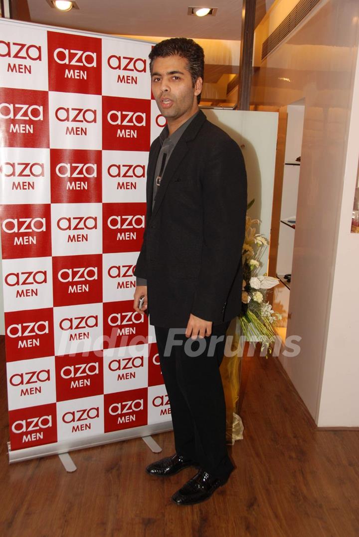 Karan Johar showcases his New Men''s Wear Collection, AZA in Mumbai