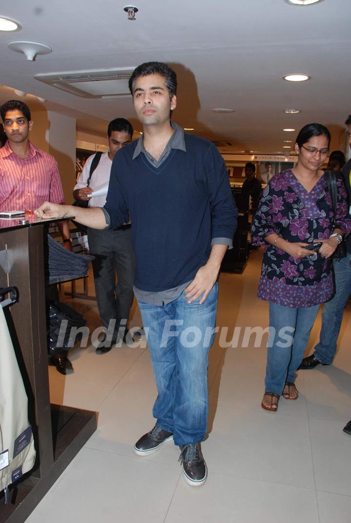 Karan Johar launches &quot;My Name is Khan DVD&quot; at Crossword, Juhu