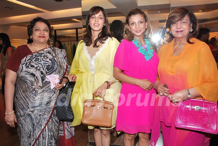 Bollywood actress Isha Koppikar at unveiling of new collections from I Bella, Malaga And Vivre at Aza store