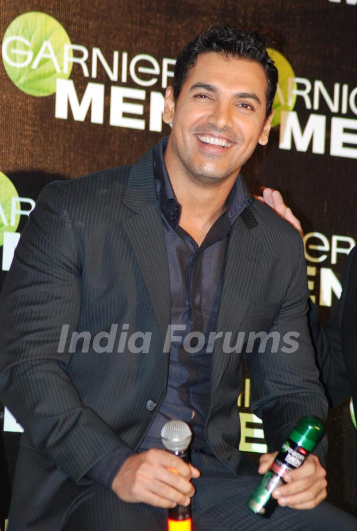 John Abraham launches new DEO from Garnier at Taj Land''s End