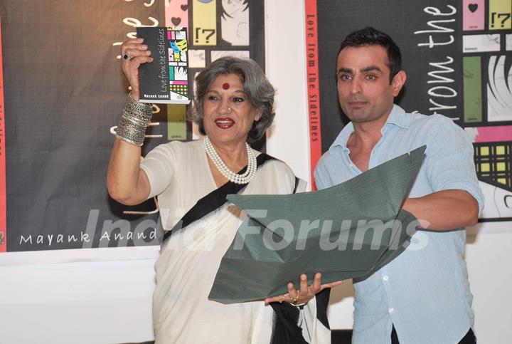 TV actor Mayank Anand''''s book launch ''''Love from the Sidelines'''' at ICIA Art Gallery