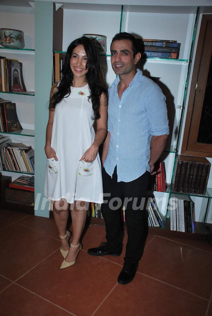 Shraddha Nigam at the launch of TV actor Mayank Anand''s book ''Love from the Sidelines'' at ICIA Art Gallery