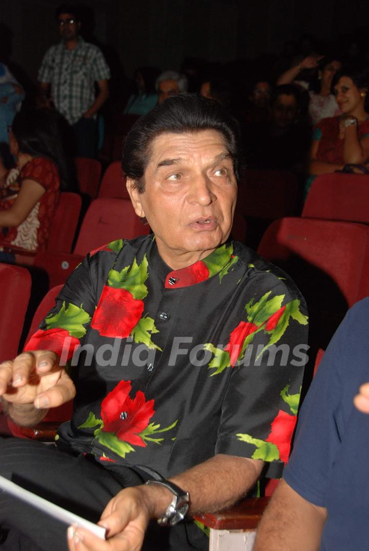 Shakti Kapoor and Padmini Kolhapure performed in ''Aasman Se Gire Khajoor Pe Atke'' play at Rangsharda Auditorium, near Lilavati Hospital, Bandra, Mumbai on 15th May