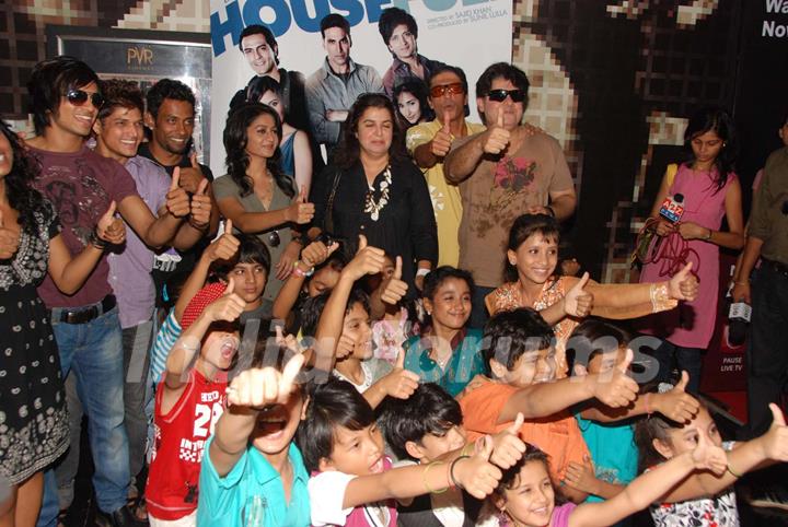 Faarah Khan hosts a special screening Housefull for kids at PVR Juhu