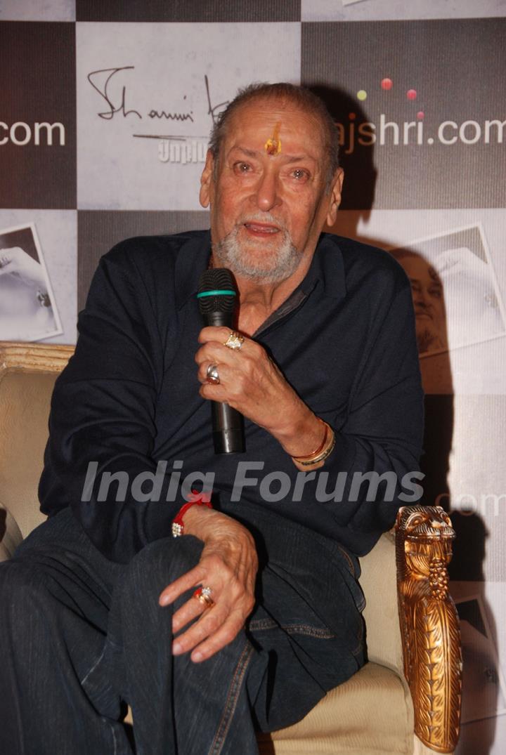 Shammi Kapoor unveils his Unplugged Videos on Rajshricom at Dadar, Mumbai