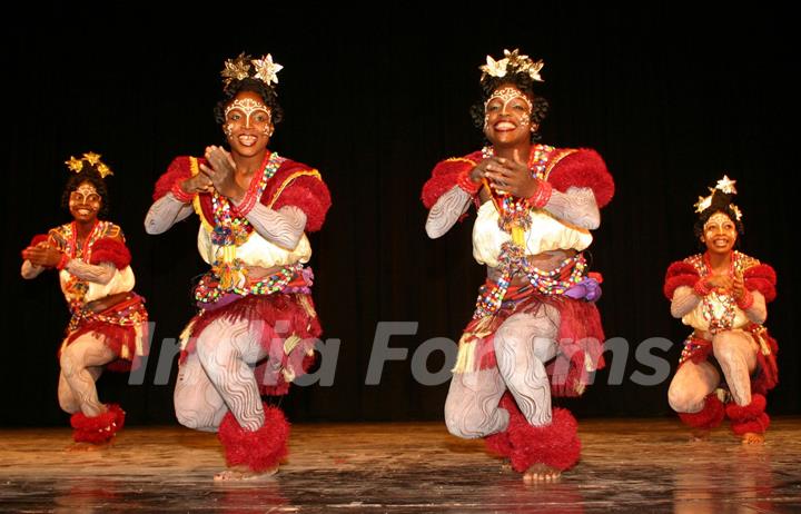 Performance by dance and music group from Nigeria during the Africa Festival in New Delhi on Wednesday