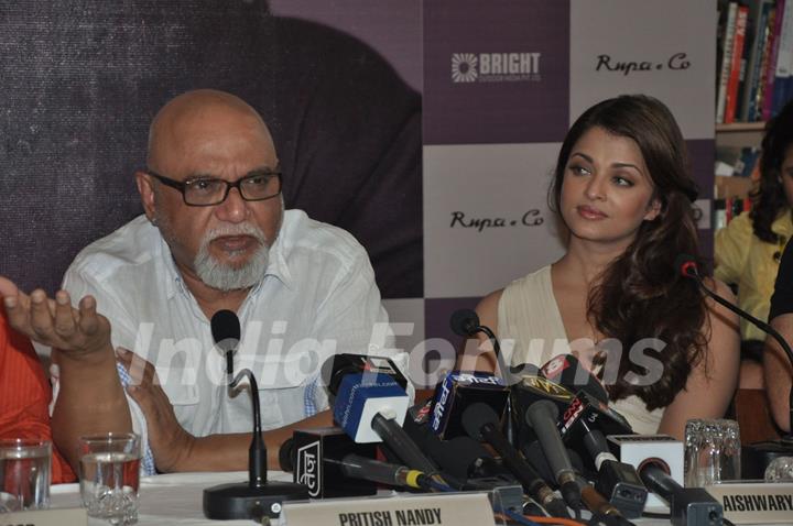 Aishwarya Rai Bachchan unveils Pritish Nandy''s Book Again at Crossword, Mumbai