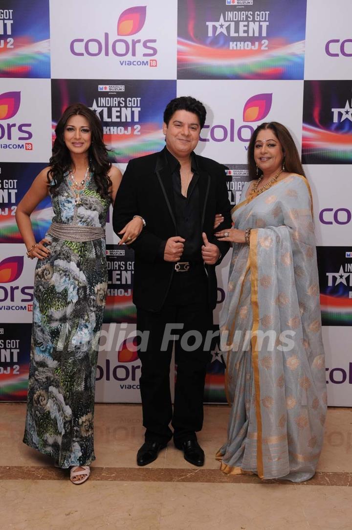 Sonali, Sajid and Kirron at India''s Got Talent returns to COLORS