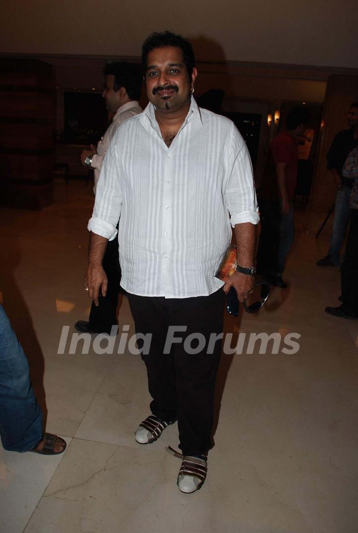 Shankar Mahadevan at the music launch of Lava Kusa at Sea Princess