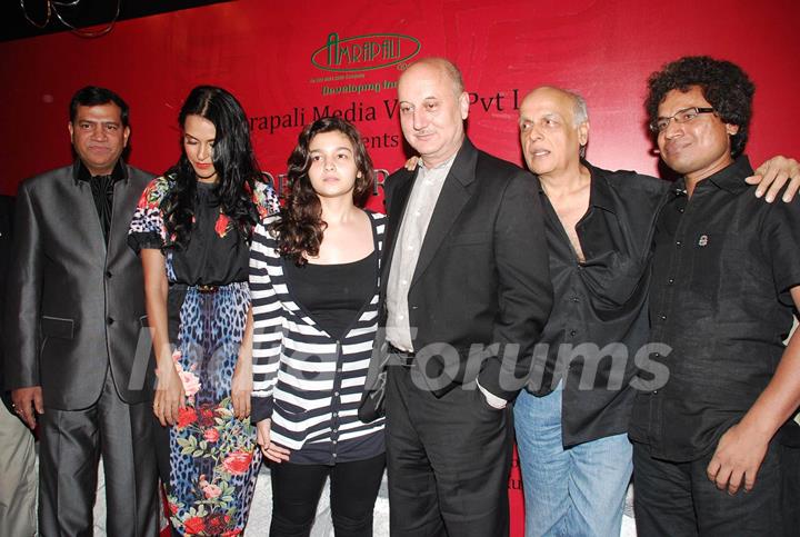 Anupam Kher, Mahesh Bhatt and Neha Dhupia at Dear Friend Hitler Film Launch at Novotel