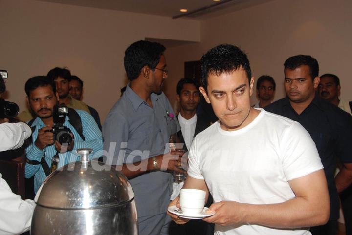 Bollywood actor Aamir Khan unveils