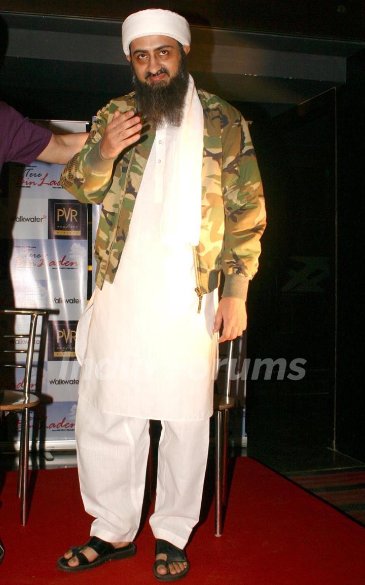 Press-meet to promote his film ''Tere Bin Laden'', in New Delhi