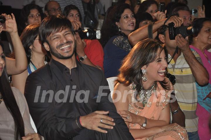 Vivek and Perizaad at Ultimate Luxury Weddings show by Shaina NC & Amrapali at Taj Colaba