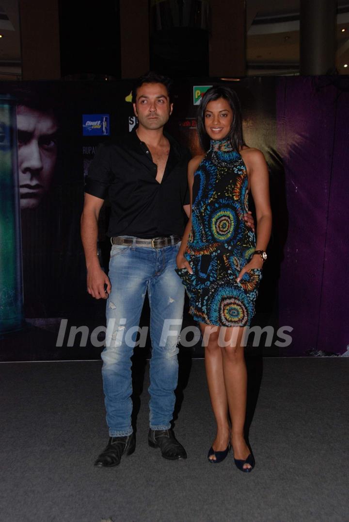 Mugdha Godse and Bobby Deol at ''Help'' film music launch in Inorbit Mall