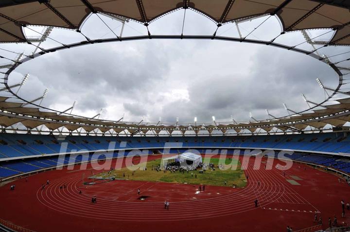 Inauguration of remodeled and reconstructed Jawaharlal Nehru Stadium, in New Delhi