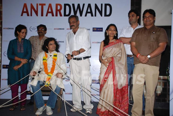 Imtiaz Ali kidnapped and trapped as a groom to promote film Antardwand at PVR, Juhu