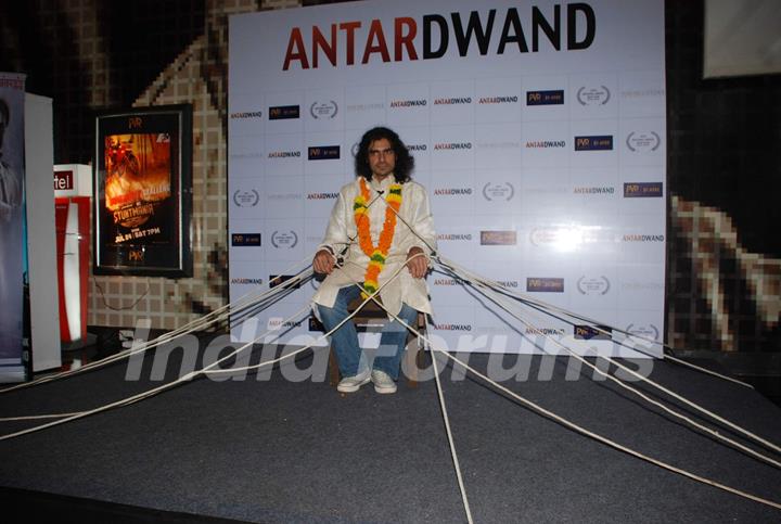 Imtiaz Ali kidnapped and trapped as a groom to promote film Antardwand at PVR, Juhu