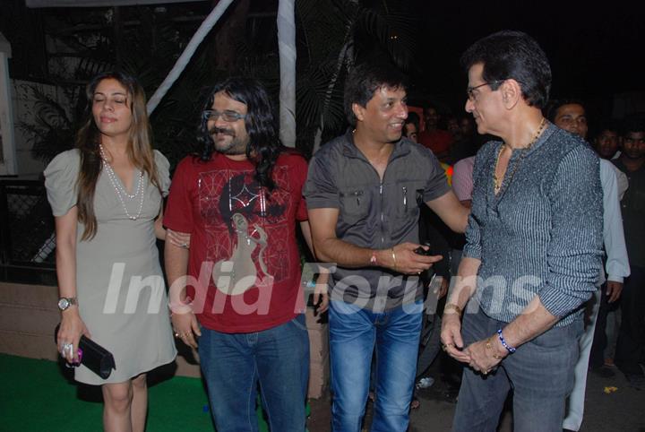 Pritam, Madhur Bhandarkar and Jitendra at ''''Once upon a time in Mumbai'''' success bash hosted by Ekta