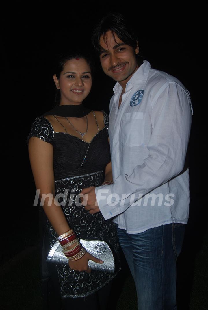 Shaleen and Daljit at Sara Khan birthday bash