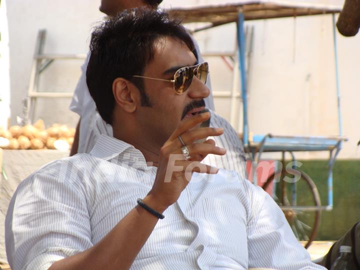 Ajay devgan in the movie Aakrosh