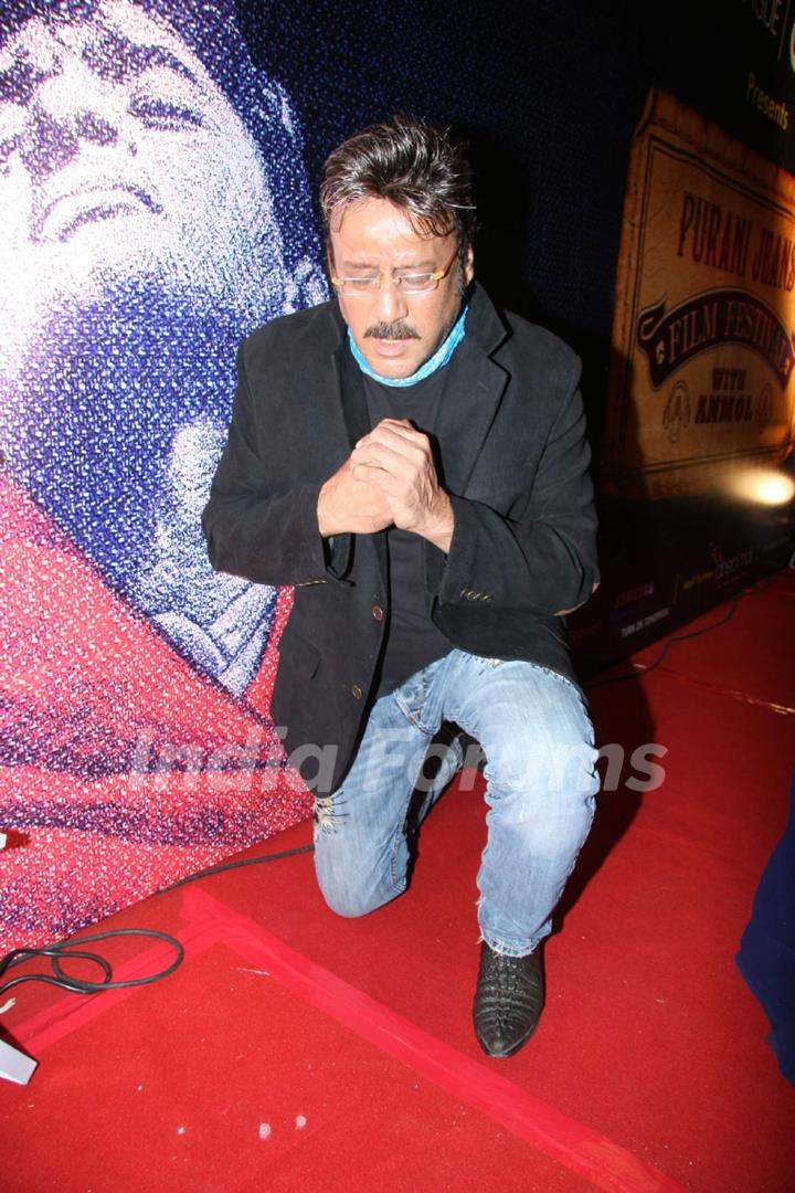 Jackie Shroff at Dev Anand''s Guide film screening at PVR, Goregaon