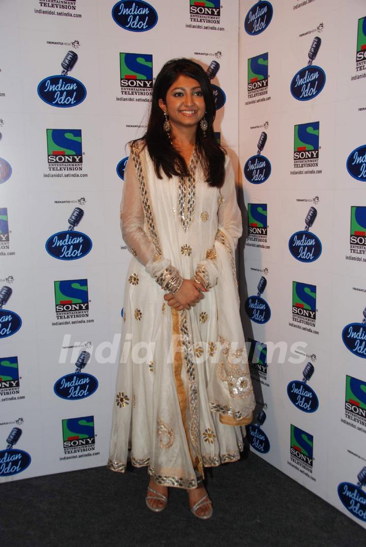 Bhoomi at Indian Idol 5 grand finale at Filmistan