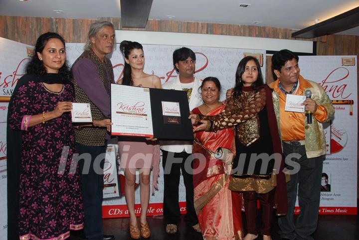 Sudhir Mishra and hot Kainaat Arora at Krishna Sakhi Album Launch at D Ultimate Club