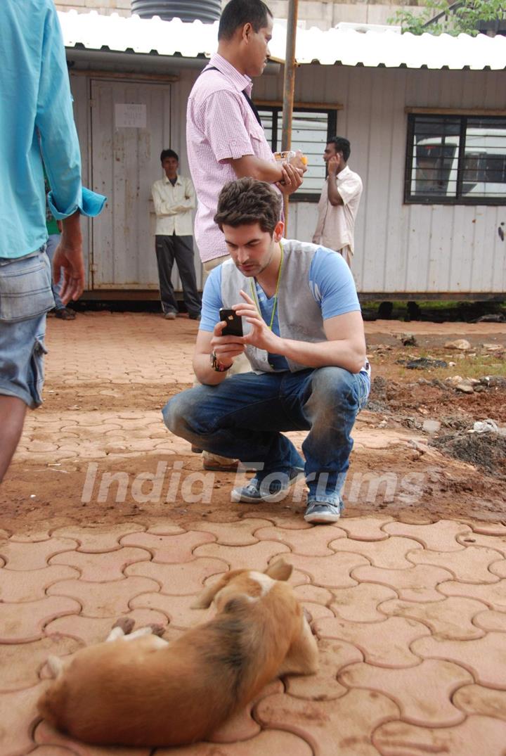 Neil Nitin Mukesh on the sets of India''s Got Talent at Film City