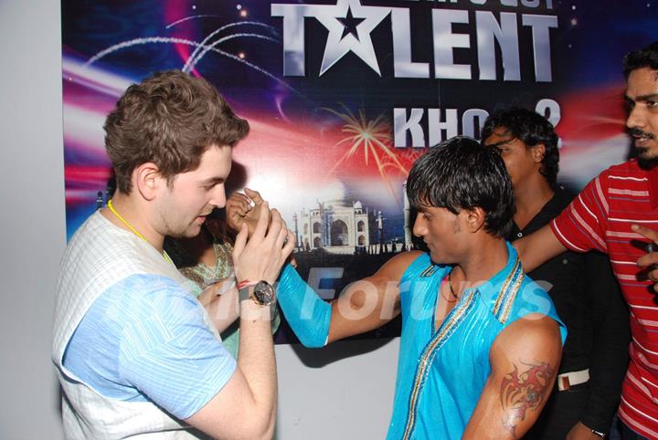 Neil Nitin Mukesh on the sets of India''s Got Talent at Film City