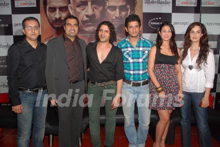 Celebs at the film launch of Allah Ke Bandey at Cinemax