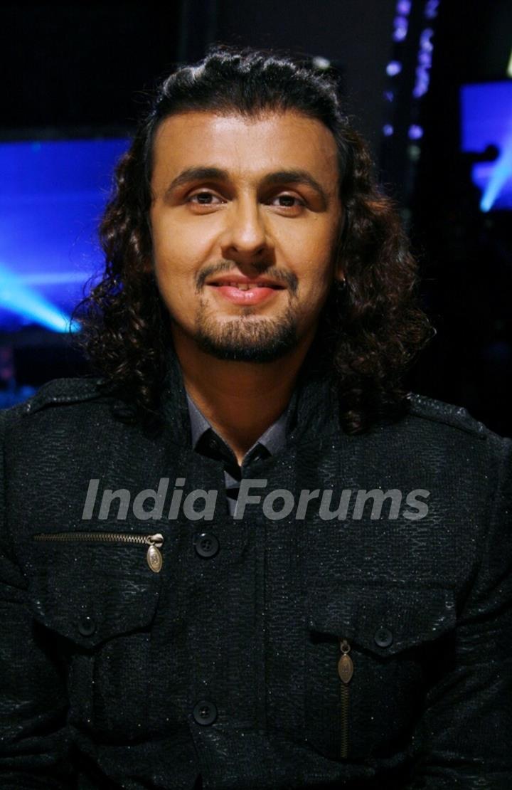 Sonu Nigam as a judge in tv show Chhote Ustaad